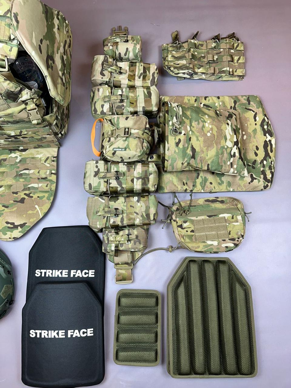 Полный комплект Бронежилет pro mod 2 ШТУРМ MultiCam