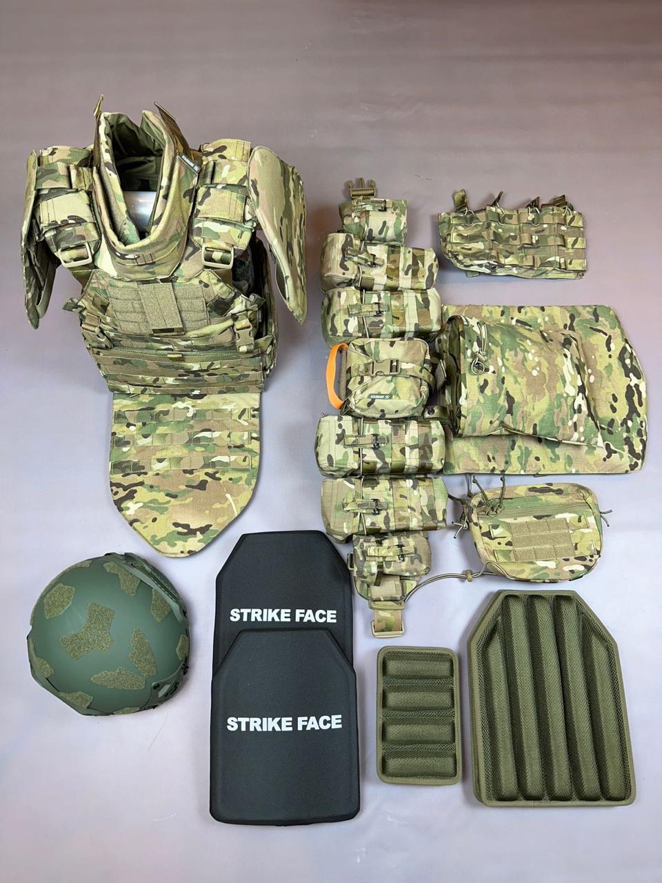 Полный комплект Бронежилет pro mod 2 ШТУРМ MultiCam
