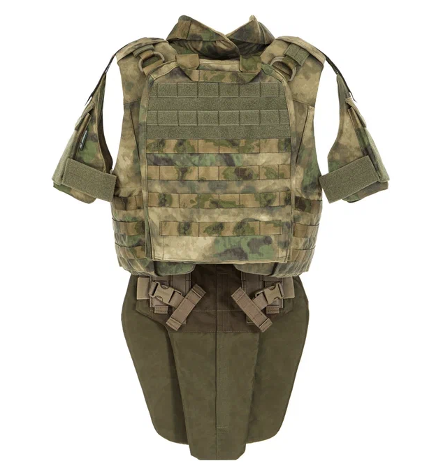 Комплект корсетный бронежилет Страйк ССО с баллистикой МИНИМАЛЬНЫЙ L (54-58) A-Tacs-FG